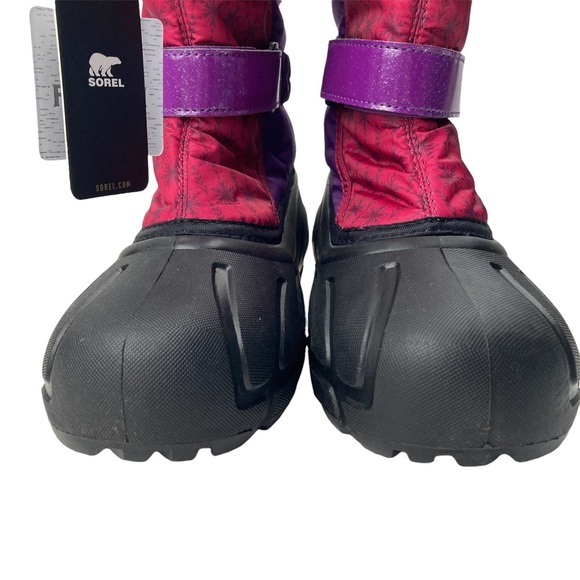 Disney Sorel  rain boots Waterproof Little Youth Flurry Frozen 2 PURPLE, - Picture 12 of 13